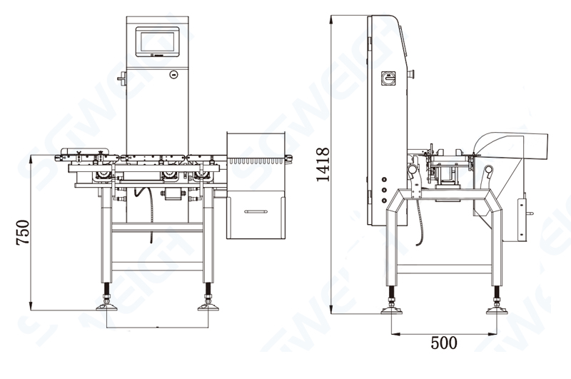 Packed Chocolates Checkweigher