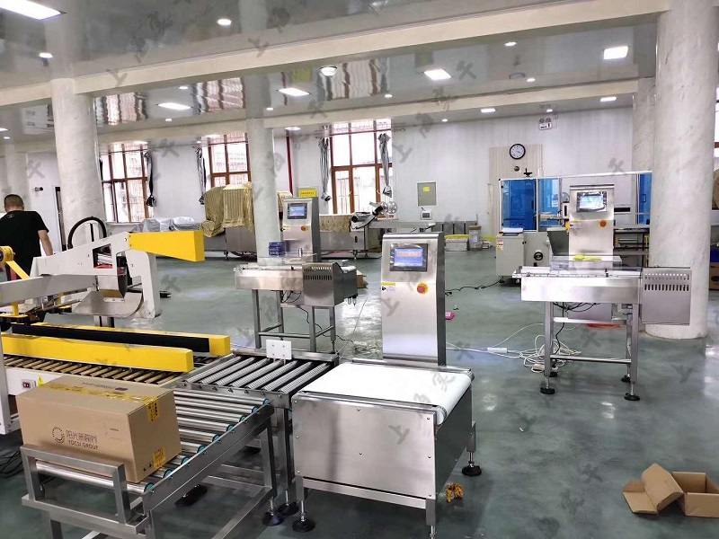 SG-450 Heavy-Duty In-Motion Checkweigher with Roller Conveyor