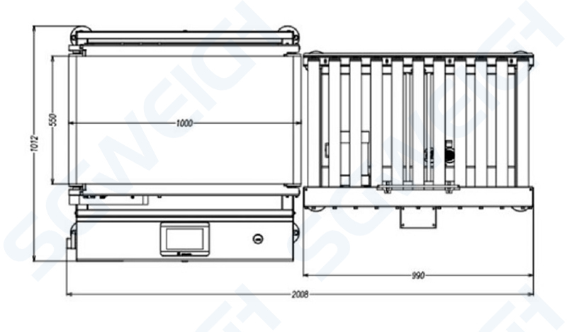 Industrial Large Case and Bags Online Checkweigher