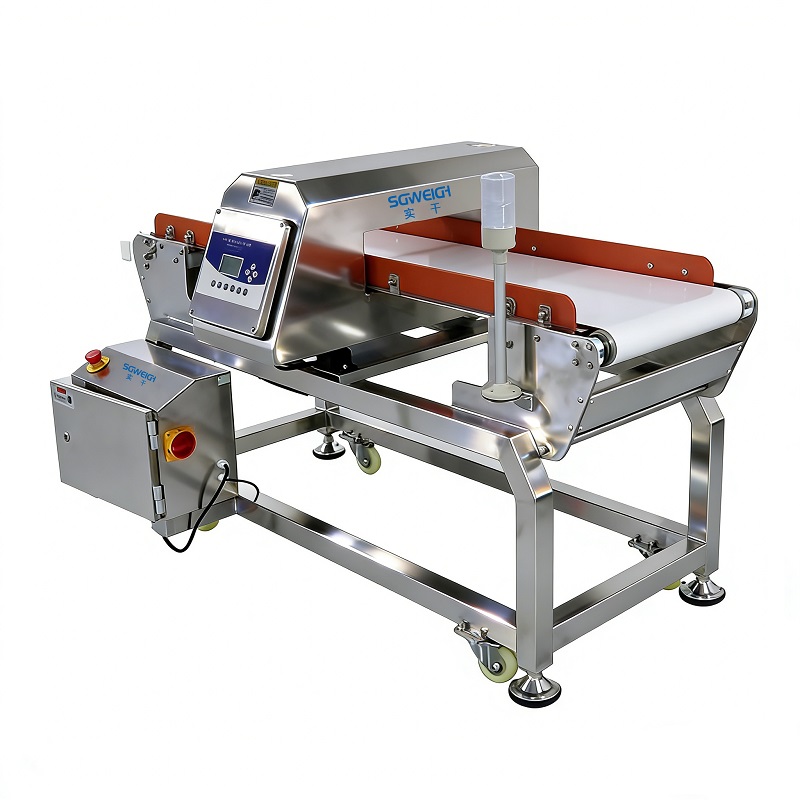 conveyor metal detector for snacks and biscuits