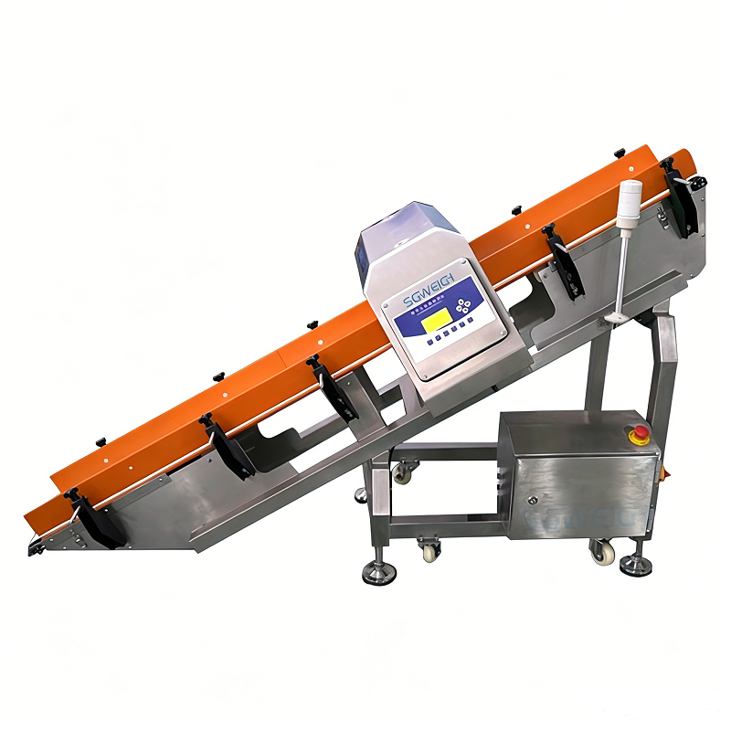 Automatic Inclined Conveyor Metal Detector