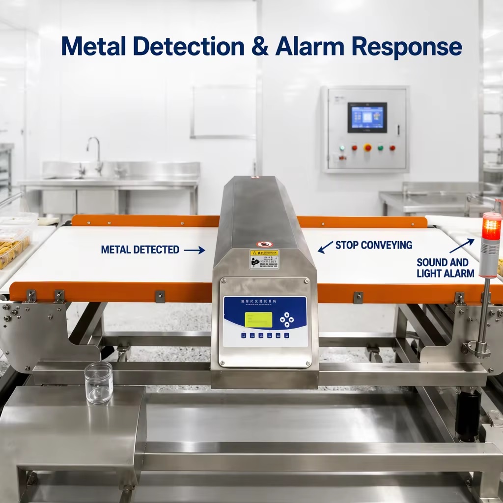 high sensitivity conveyor metal detector