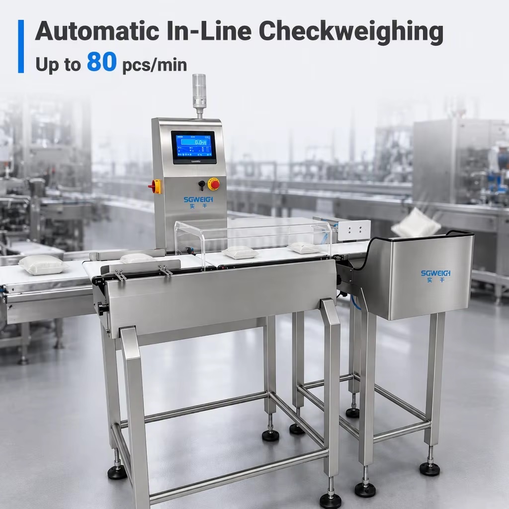 industrial medicine packaging checkweigher
